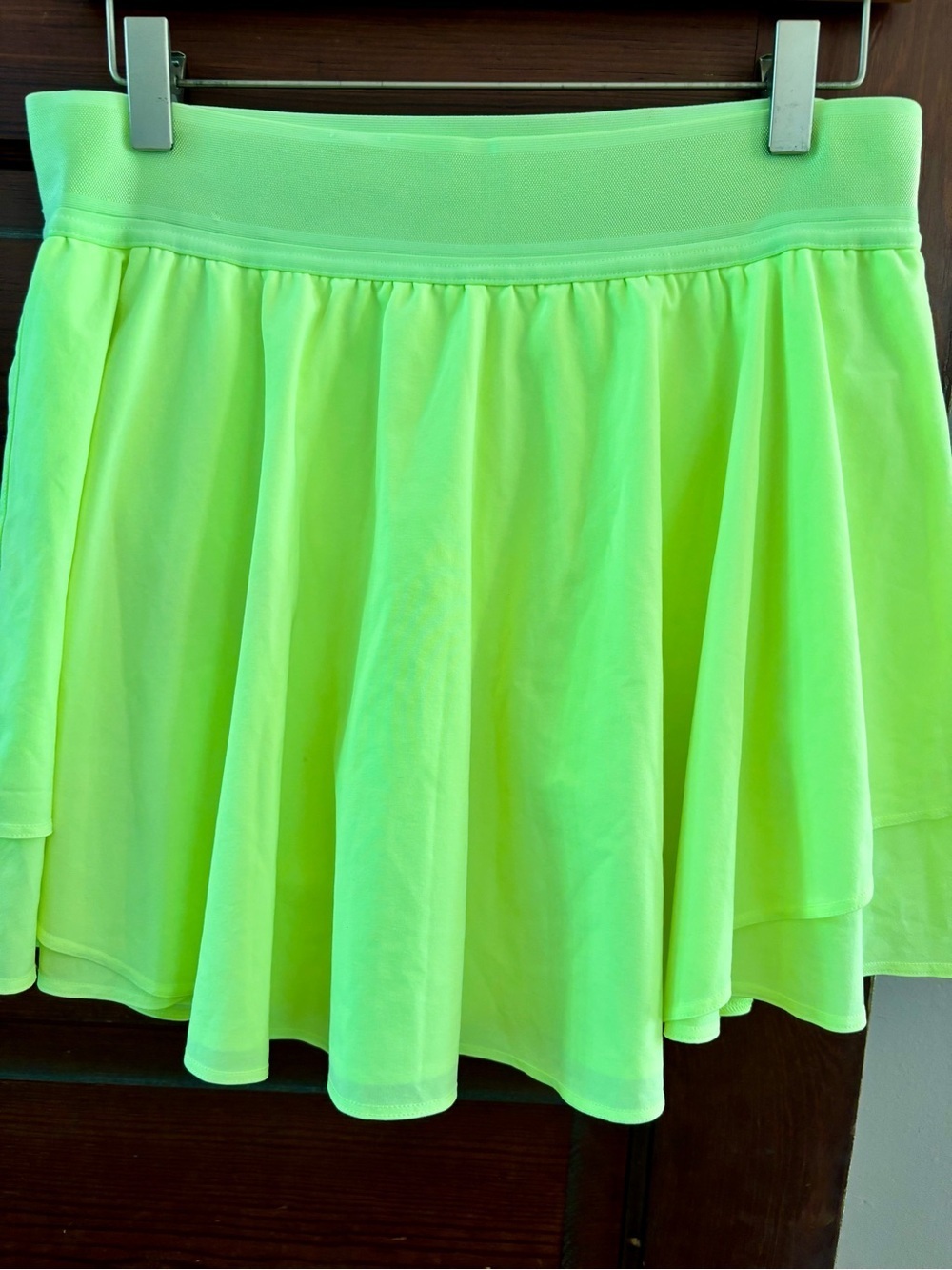 Lululemon Court Rival High-Rise Skirt in Electric Lemon Size 8 - Picture 8 of 10